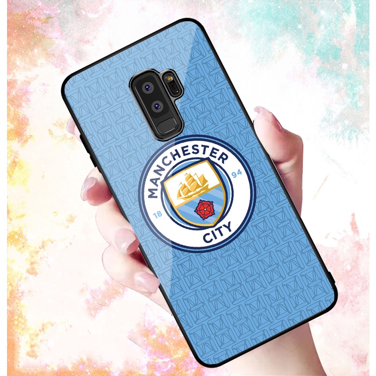 Ốp Lưng SAMSUNG GALAXY S9, S9 PLUS  mặt kính cường lực cao cấp In hình Câu Lạc Bộ Bóng Đá