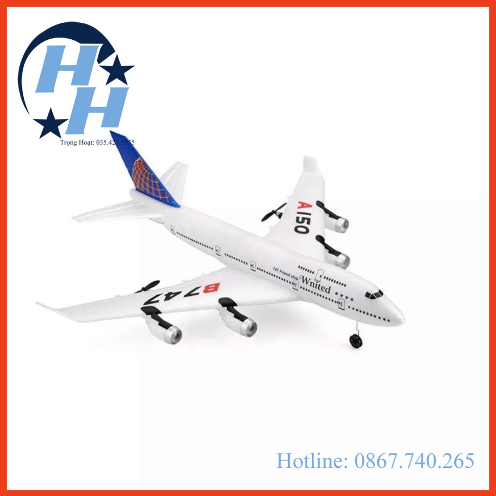Máy bay điều khiển Wltoys XKS A150-C RC Airplane 2.4G Boyin 747 epp maybayrc