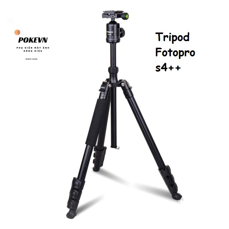 Tripod Fotopro S4++ FPH 42Q cho nhiếp ảnh chuyên nghiệp