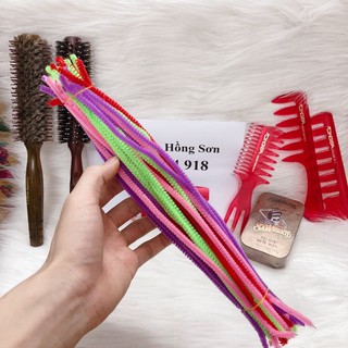 Kẽm Nhung Uốn tóc xoăn da đen châu Phi Làm Tóc Premlock 25 cây