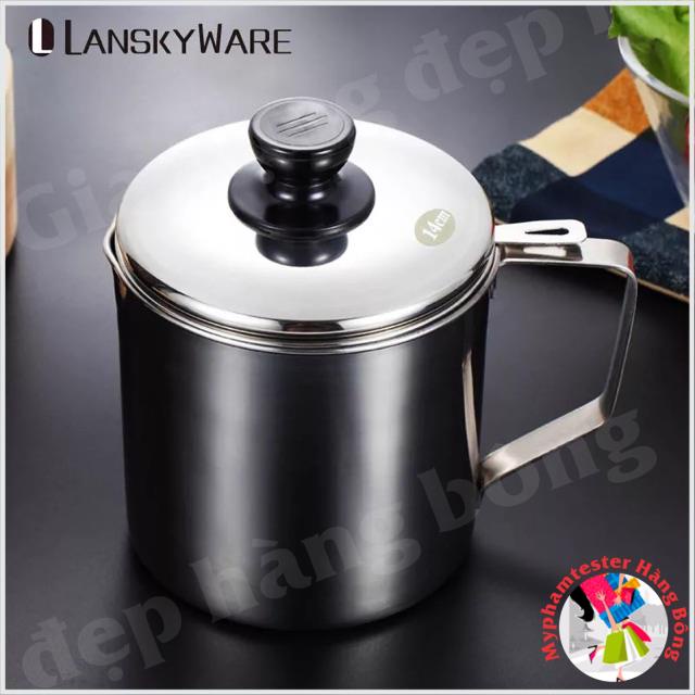 Ca lọc dầu ăn inox tiện dụng