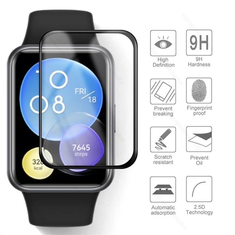 Miếng Dán Bảo Vệ Màn Hình 3D Cho Đồng Hồ Thông Minh Huawei Watch Fit 2