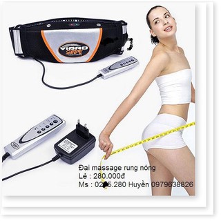 Đai massage rung nóng & rung Vibro Shape (Đen)