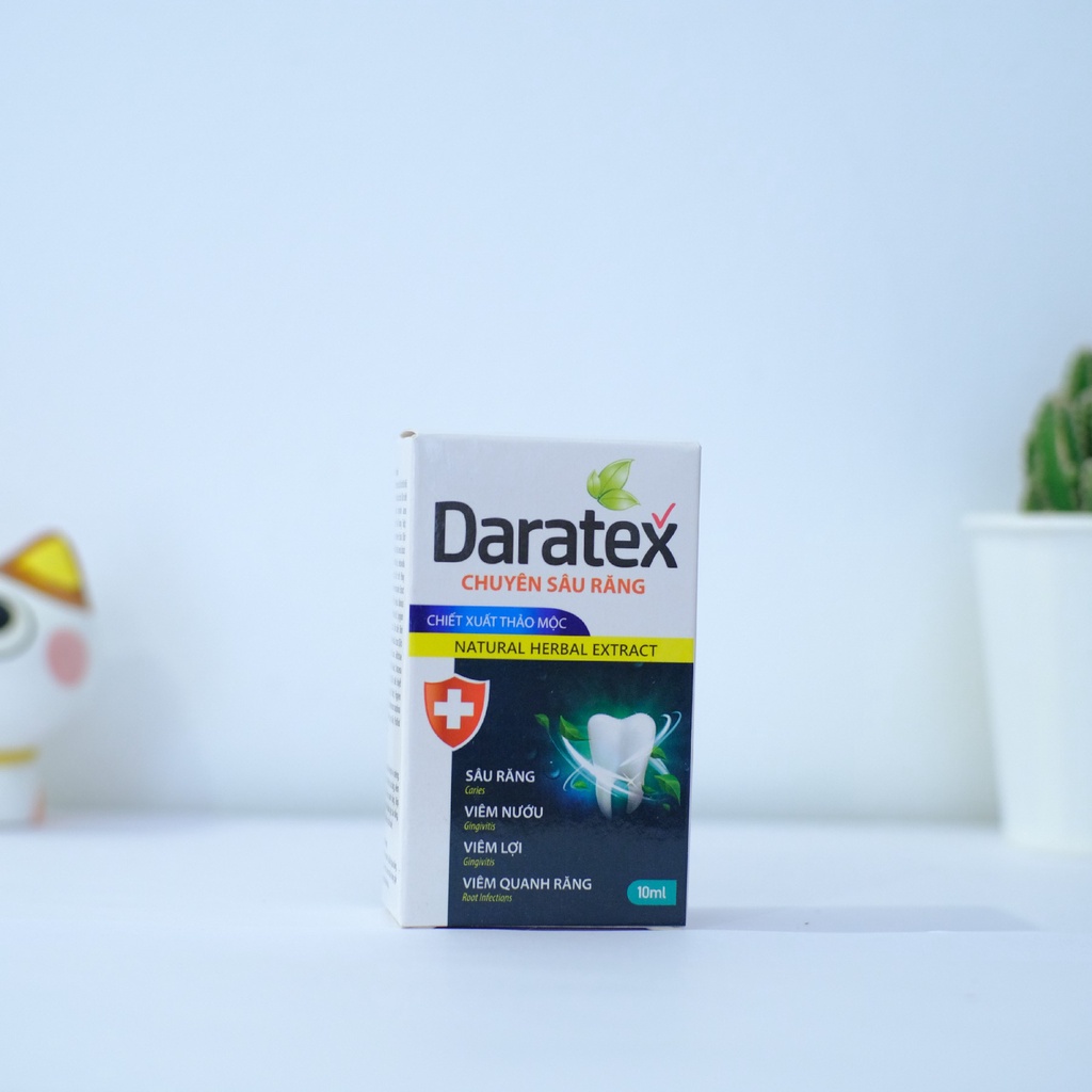Chấm đau sâu răng DARATEX chiết xuất thảo dược - Làm dịu mát khi bị sâu răng, viêm nướu, viêm lợi - Nhà thuốc An Đức