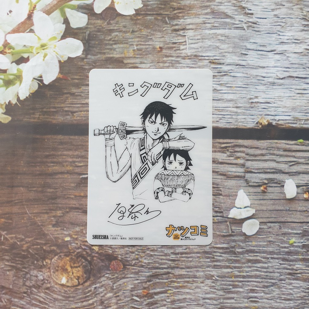 Card Kingdom kèm chữ ký - Sản phẩm Natsu Comic 2019 | BigBuy360 - bigbuy360.vn