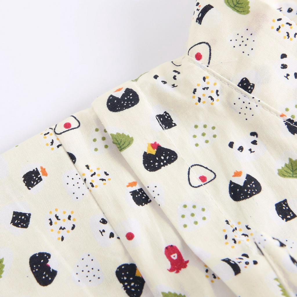Bộ Đồ Ngủ kimono Tay Ngắn Phong Cách Nhật Bản Dễ Thương Cho Bé Sơ Sinh 0846