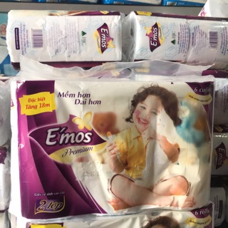 Giấy vệ sinh e’mos  (6 cuốn )