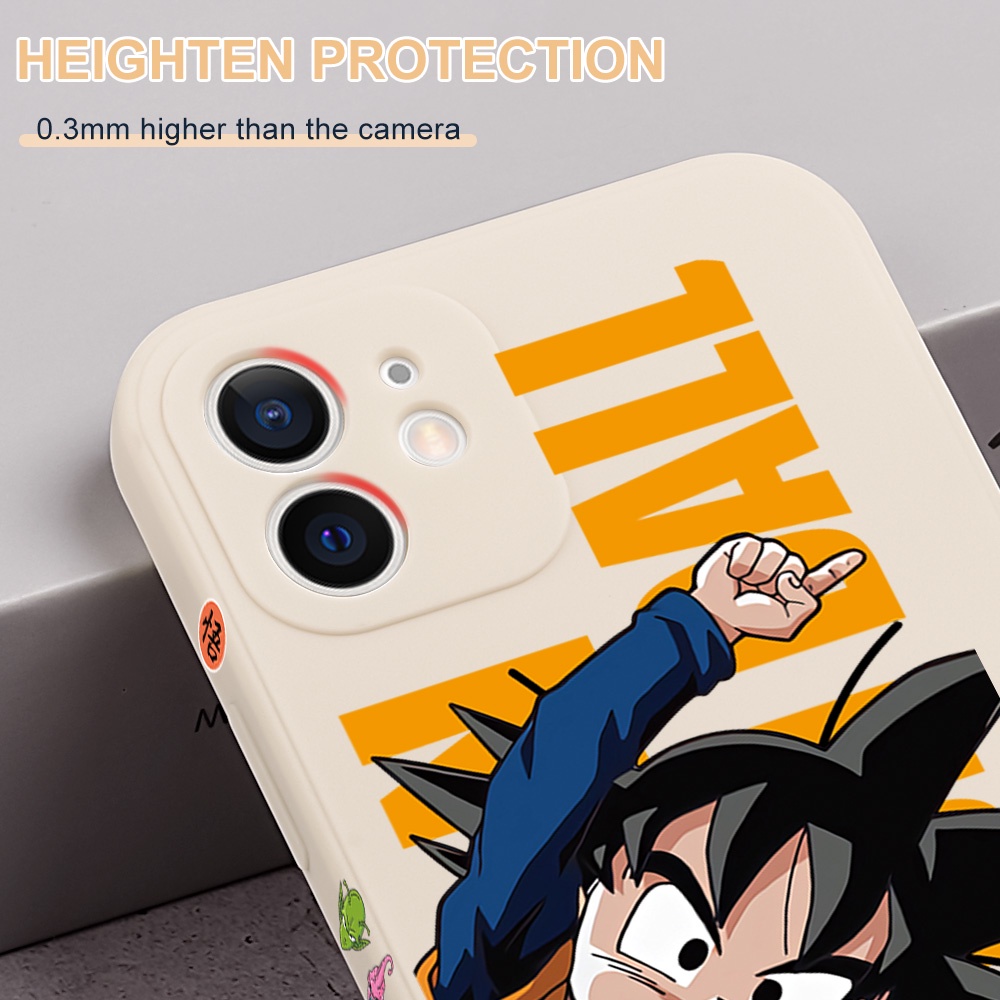Ốp Điện Thoại Họa Tiết Nhân Vật Trong Dragon Ball Cho Xiaomi Redmi 10 Note 10 11 Pro Plus 10T Mi 10 11 Pro 8 9 SE Black Shark 4 POCO M3 M4 X3 Pro NFC GT F3