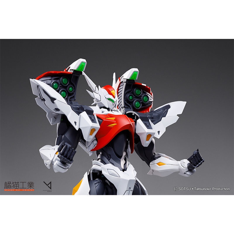 [] Orange Cat Industry Flash Chuang Red Gale Gươm gắn súng gắn trên Mecha Q Phiên bản SD Super Series Máy bay chiến đấu mô hình lắp ráp