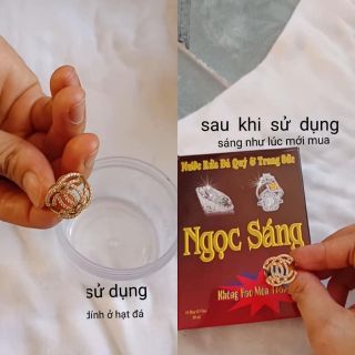 NƯỚC RỬA TRANG SỨC NGỌC SÁNG ( Đảm bảo không hao mòn trang sức)