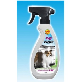 Fay deodor 350ml Xịt khử mùi hôi thú cưng, vệ sinh chuồng trại cho chó mèo thú cưng