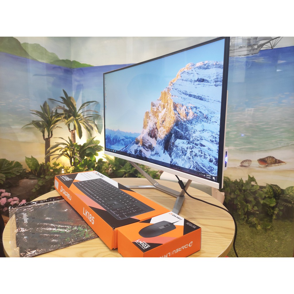 Bộ máy tính All in One Kiwivision -màn hình cong 24 full view CPU Intel® Core™ i5-10400 ,Ram 4GB/8GB DDR4 2400 SSD: 240 | BigBuy360 - bigbuy360.vn