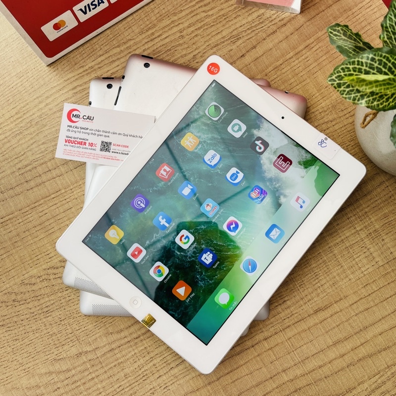 Máy tính bảng lPad 4 HỌC ONLINE  ZOOM , YOUTUBE TIKOK TỐT MÀN LỚN 9.7 INCH  Chính hãng 16gb/32gB  MR CAU | BigBuy360 - bigbuy360.vn