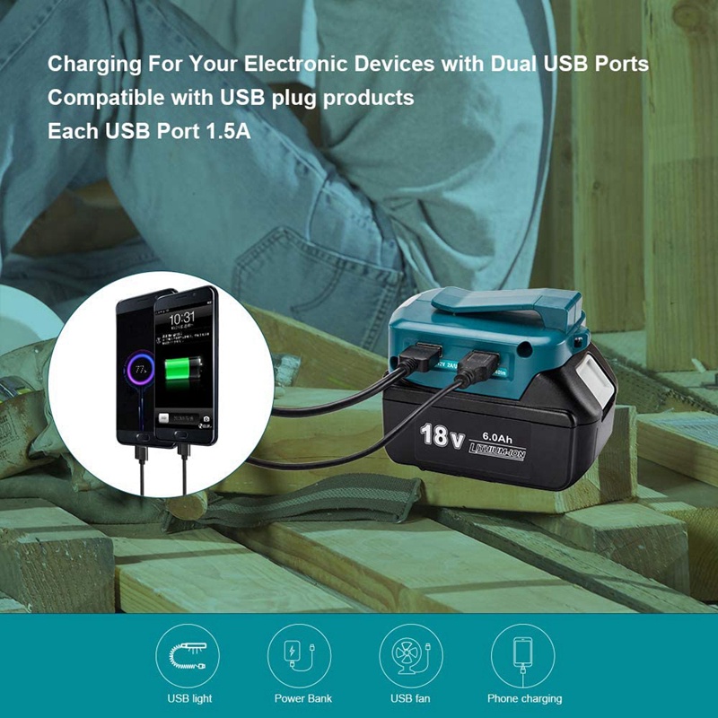 Bộ Sạc Pin Lithium-Ion Cho Makita Adp068