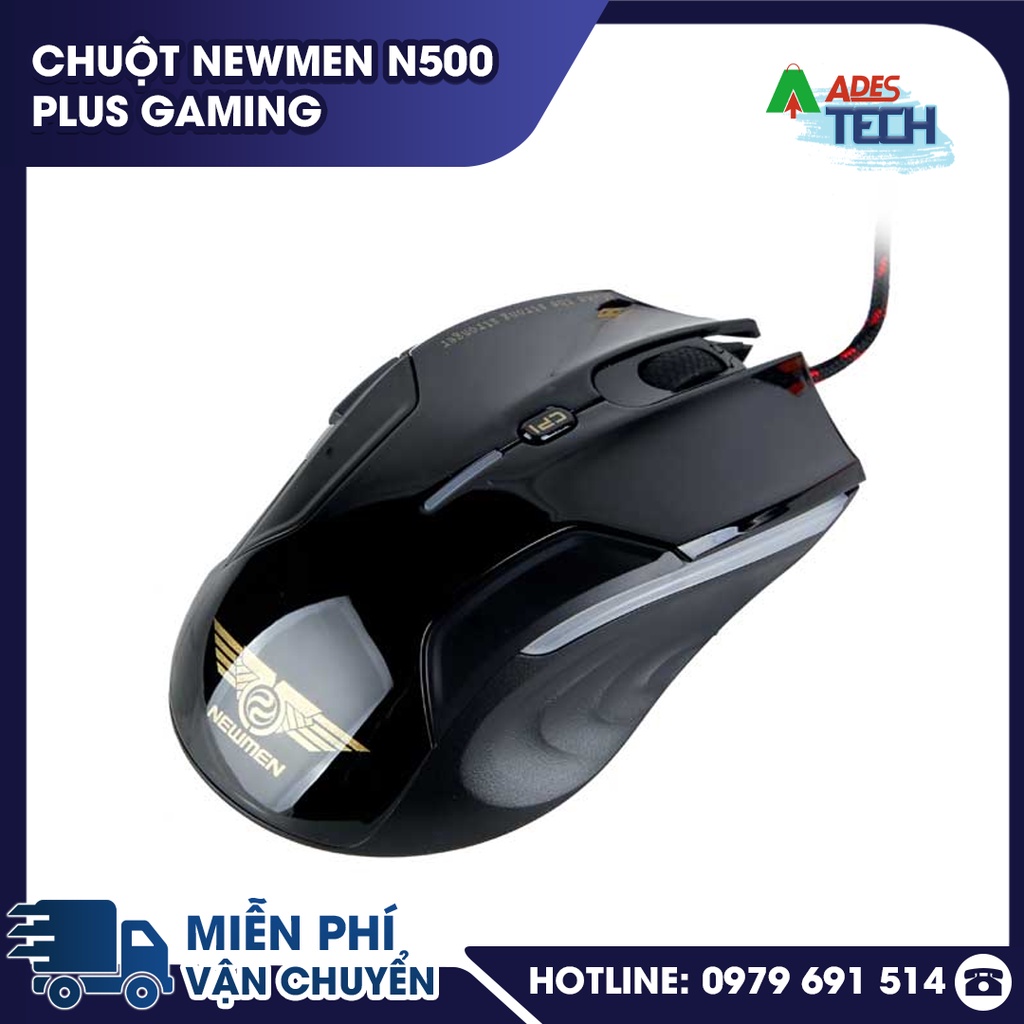 Chuột Gaming Có Dây Newmen N500 Plus | Thợ Săn | Hàng Chính Hãng | Bảo Hành 24 Tháng