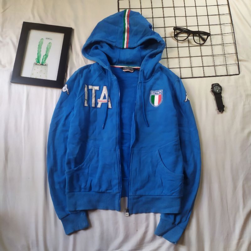 Áo khoác nỉ 2hand Unisex hiệu Kappa chính hãng (Kích thước dưới mô tả)