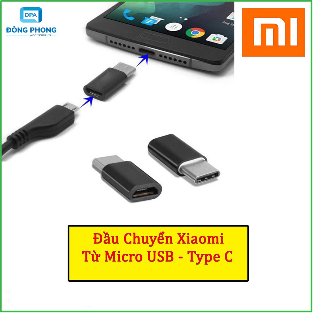 Đầu chuyển micro USB sang USB Type C Chính Hãng Xiaomi