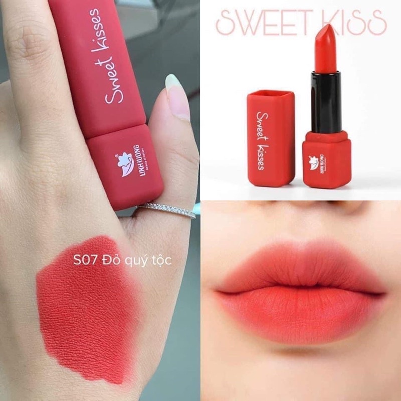 Son Kẹo Linh Hương, son thuần chay chuẩn màu