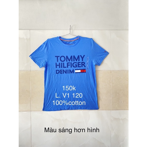 16 mẫu Áo thun cotton logo thêu tay T.O.M.M.Y form rộng unisex tshirt vnxk xuất xịn nam nữ oversize bigsize