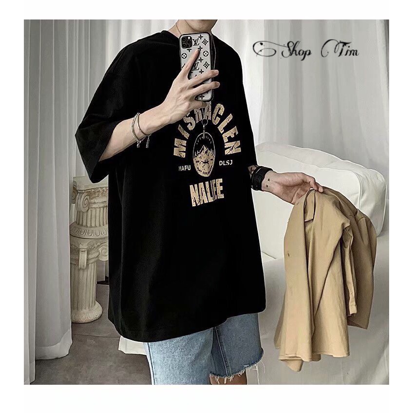 Áo thun nam nữ Unisex tay lỡ, áo phông tay lỡ Unisex form rộng | BigBuy360 - bigbuy360.vn