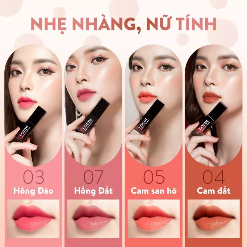 Son kem loudi  8 màu