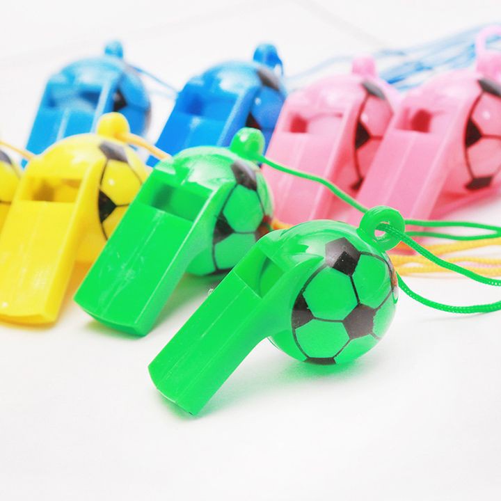 Còi nhựa thể thao có dây buộc - Còi trọng tài thể thao bằng nhựa nhiều màu sắc