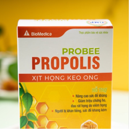 Xịt Mũi Họng Keo Ong Bepolis 30ml - Giúp ngừa khuẩn, giảm ho, đau rát, ngứa họng