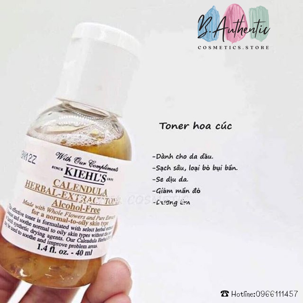 Toner hoa cúc Kiehl s Calendula Herbal Extract Toner Alcohol-free  40ml- Toner dưỡng ẩm,Giảm dịu sưng mụn, tấy đỏ | BigBuy360 - bigbuy360.vn