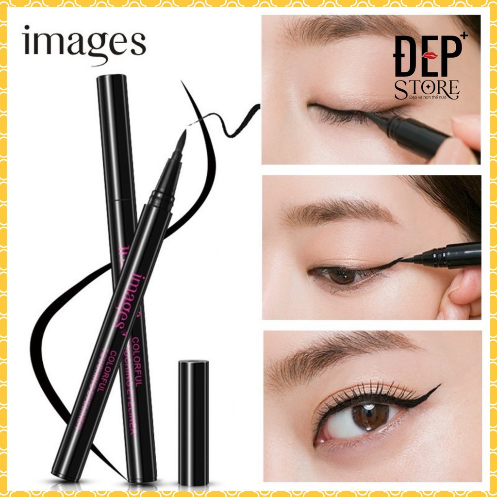 Bút Kẻ Mắt Siêu Mảnh IMAGES Chống Thấm Nước, Lâu Trôi