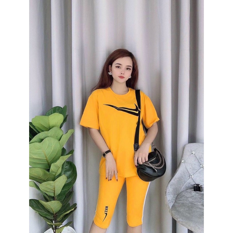 (BÁN GIÁ XƯỞNG XIN ĐÁNH GIÁ) (Có tới size 85kg) Bộ đồ thun lửng, set đồ mặc nhà phong cách thể thao | BigBuy360 - bigbuy360.vn