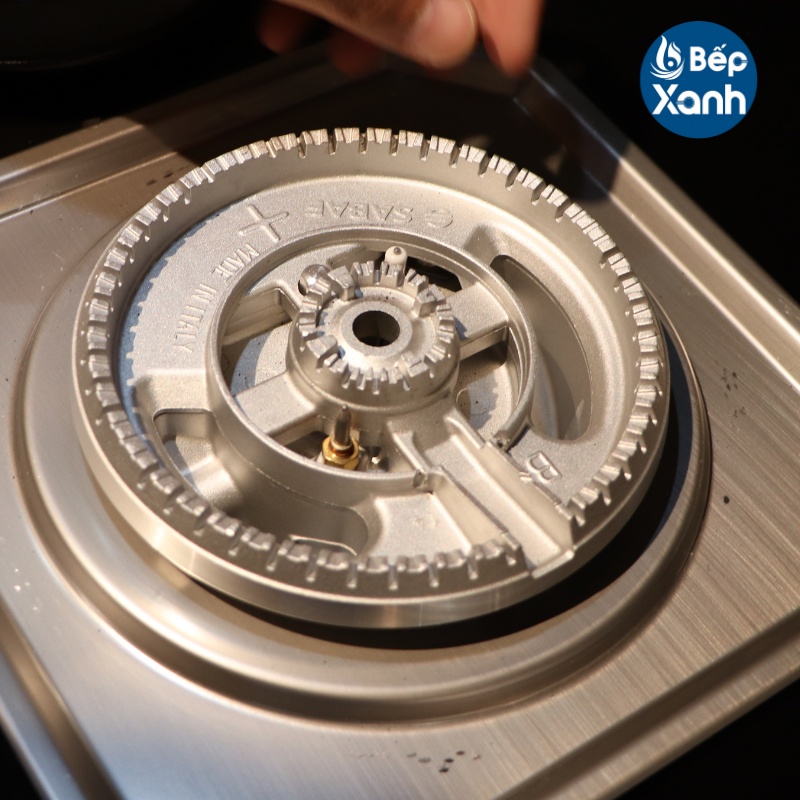 [TRẢ GÓP 0%] Bếp gas âm 2 gas Malloca AS 9602B - Mâm đốt Sabaf, Đánh lửa bằng pin 1.5V