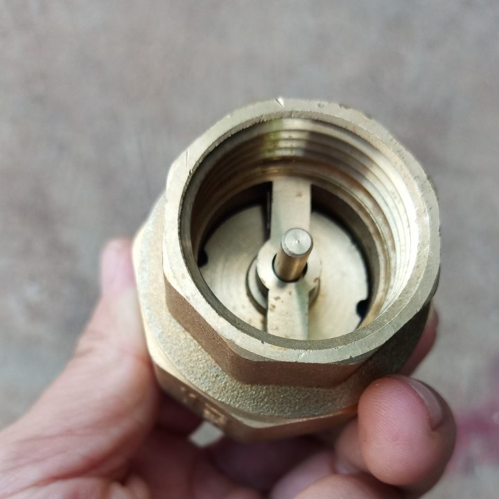 Van Nước 1 Chiều Lò Xo NOVO - KUMA Đồng Thau Ren Phi 21, 27, 34 Tùy Chọn