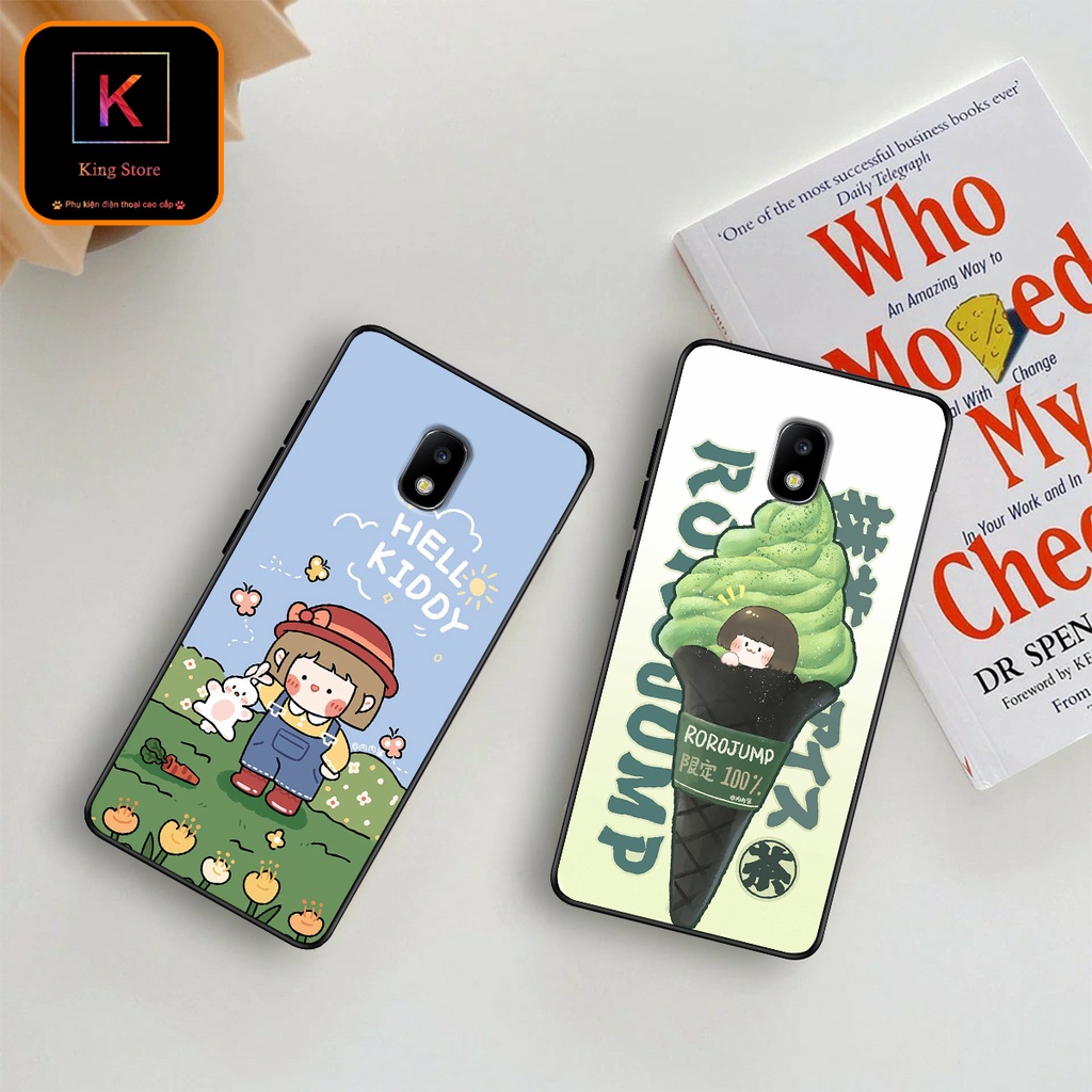 Ốp lưng Samsung J3 - J3 LTE - J3 2016 - J3 Pro - Ốp in hình Ngân hà &amp; Roro Jumb - Lưng nhám viền TPU