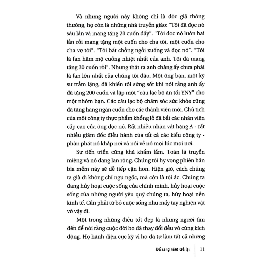 Sách - Để Sang Năm Trẻ Lại