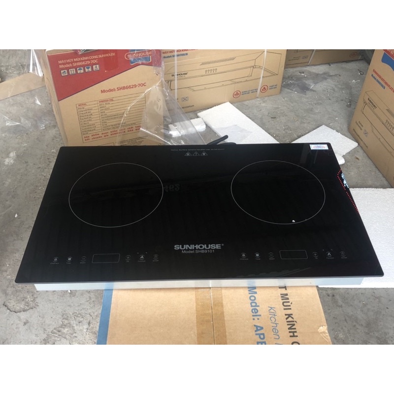 Bếp điện từ đôi Sunhouse SHB9101