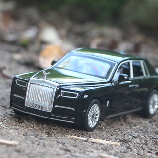 [Full box] Xe mô hình Rolls Royce Phantom 1:28 UNK