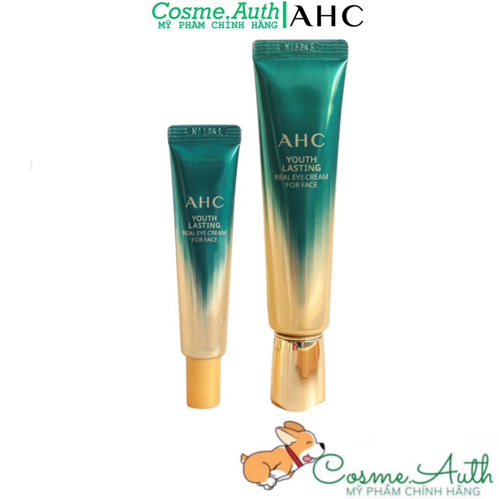 Kem Dưỡng Mắt Chống Lão Hóa Làm Sáng Da AHC Youth Lasting Real Eye Cream For Face 30ml