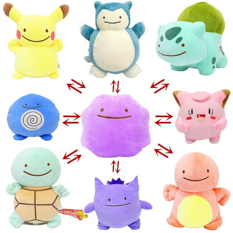 Thú Nhồi Bông Hình Pokemon Cho Bé 4-8 &quot;