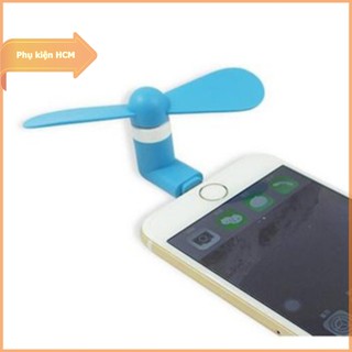 Quạt Mini Usb 2 Cánh Cắm Điện Thoại Android Iphone