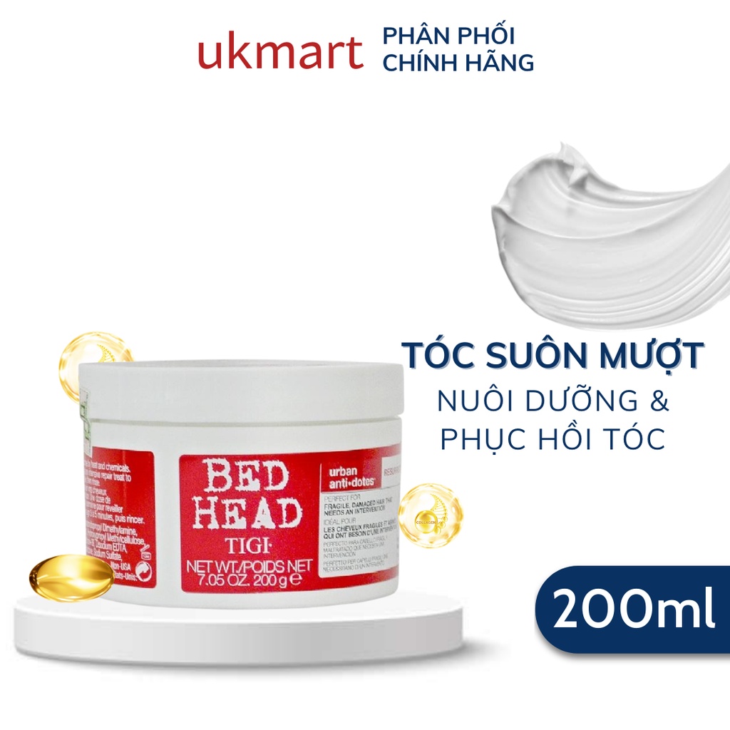 Kem Ủ Tóc Tigi Catwalk Mask Oatmeal &amp; Honey 200g