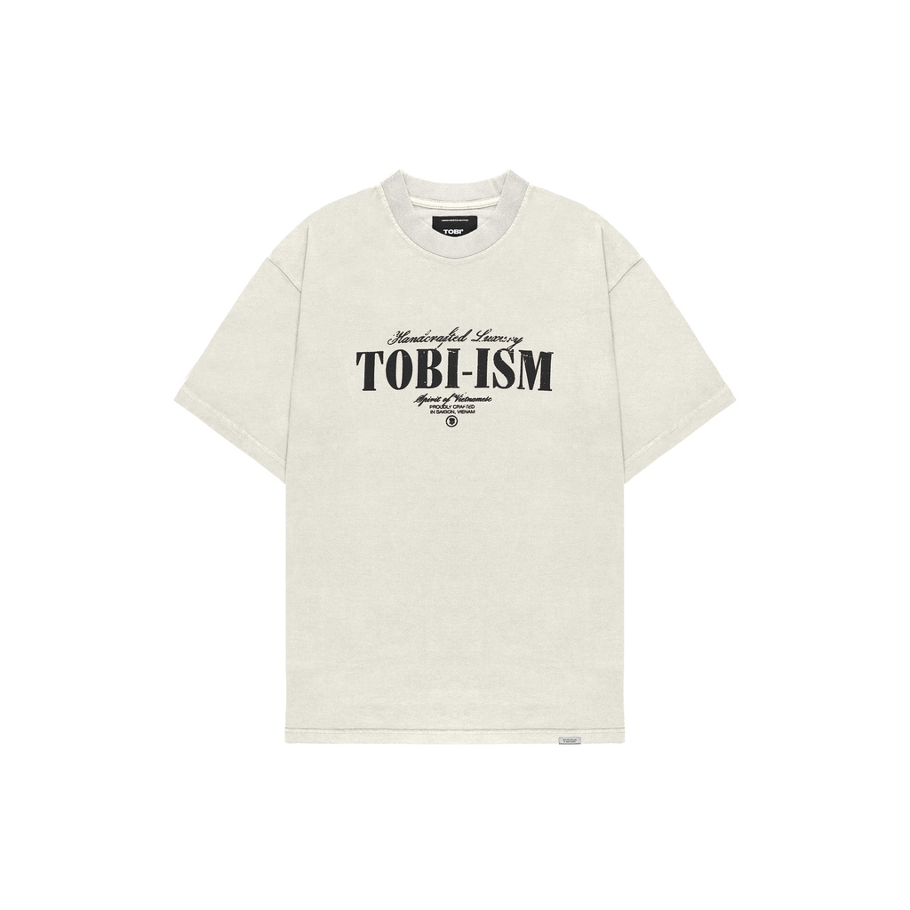 [Mã BMLT30 giảm đến 30K đơn 299K] Áo thun tay lỡ TOBI-ism vải Cotton