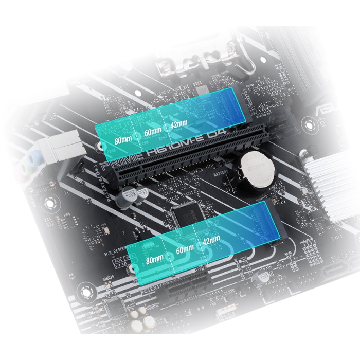Bo mạch chủ Mainboard máy tính gaming Asus Prime H610M-K D4 - Hàng chính hãng bảo hành 36 tháng