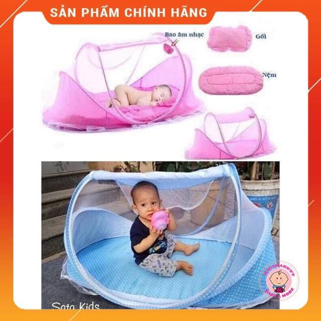 Màn Chụp Happy Baby.Màn phát nhạc cho bé ,màn chống muỗi an toàn cho bé