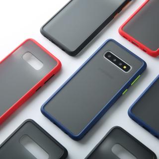 Ốp điện thoại PC cứng lai silicon mềm bề mặt nhám cho Samsung Galaxy S8 Plus S9 S10 Note 8 9 10 Pro