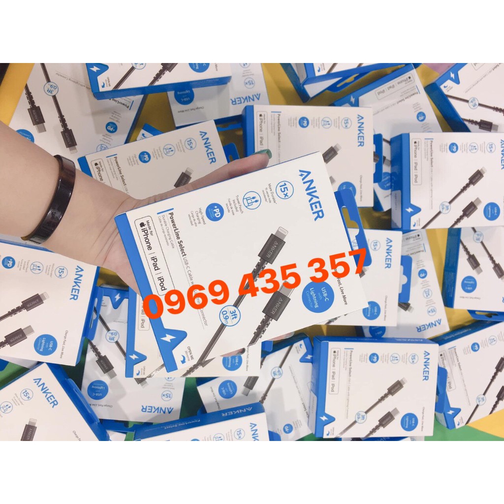 Cáp Type C - Lightning sạc nhanh Anker