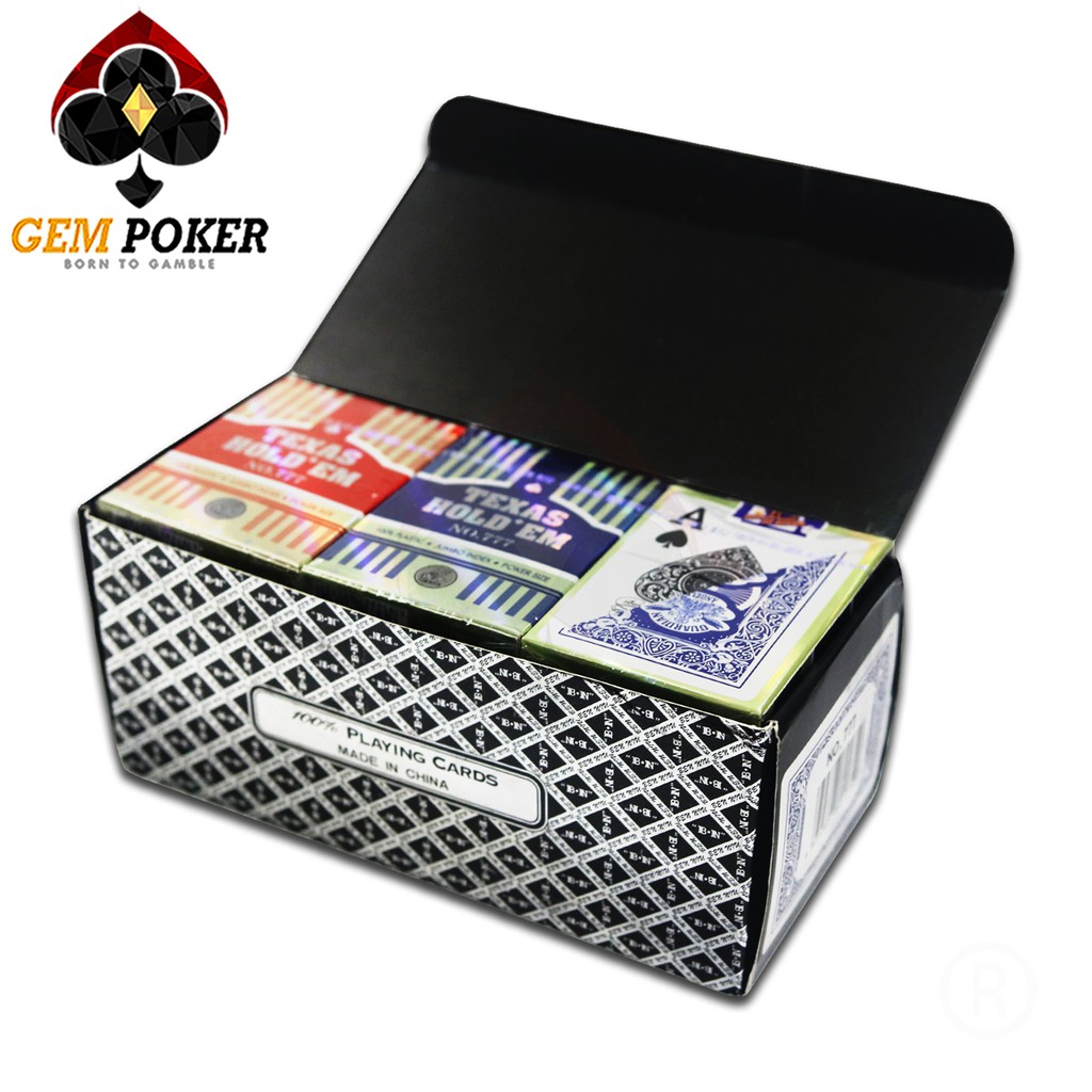 BÀI POKER TEXAS 777 BEN NIU 100% PLASTIC CAO CẤP