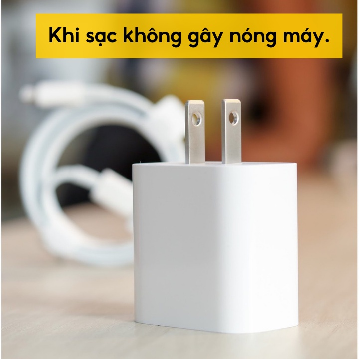 Bộ Sạc Nhanh IP 18W - 20WSử Dụng Cho IP 11/11 Pro/11 Pro Max/7/7 Plus /8 /8 Plus/ X /Xs/Xs Max bảo hành 12 tháng