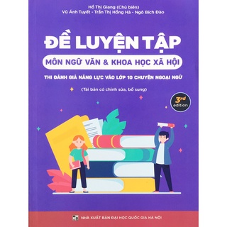 Sách - Đề luyện tập môn ngữ văn & khoa học xã hội
