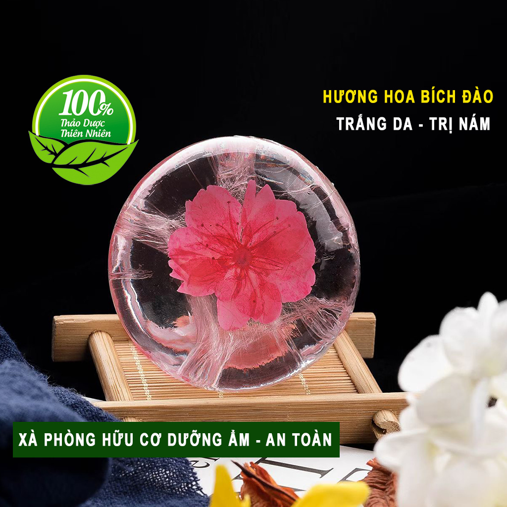 Xà Phòng Handmade Hữu Cơ Rửa Mặt LAMI Dưỡng Ẩm, Trắng Da, Chống Thâm Da, Nhỏ Chân Lông - An Toàn Cho Da