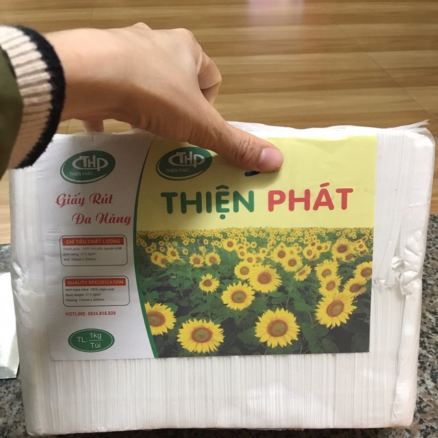 Giấy ăn rút 1kg thiện phát